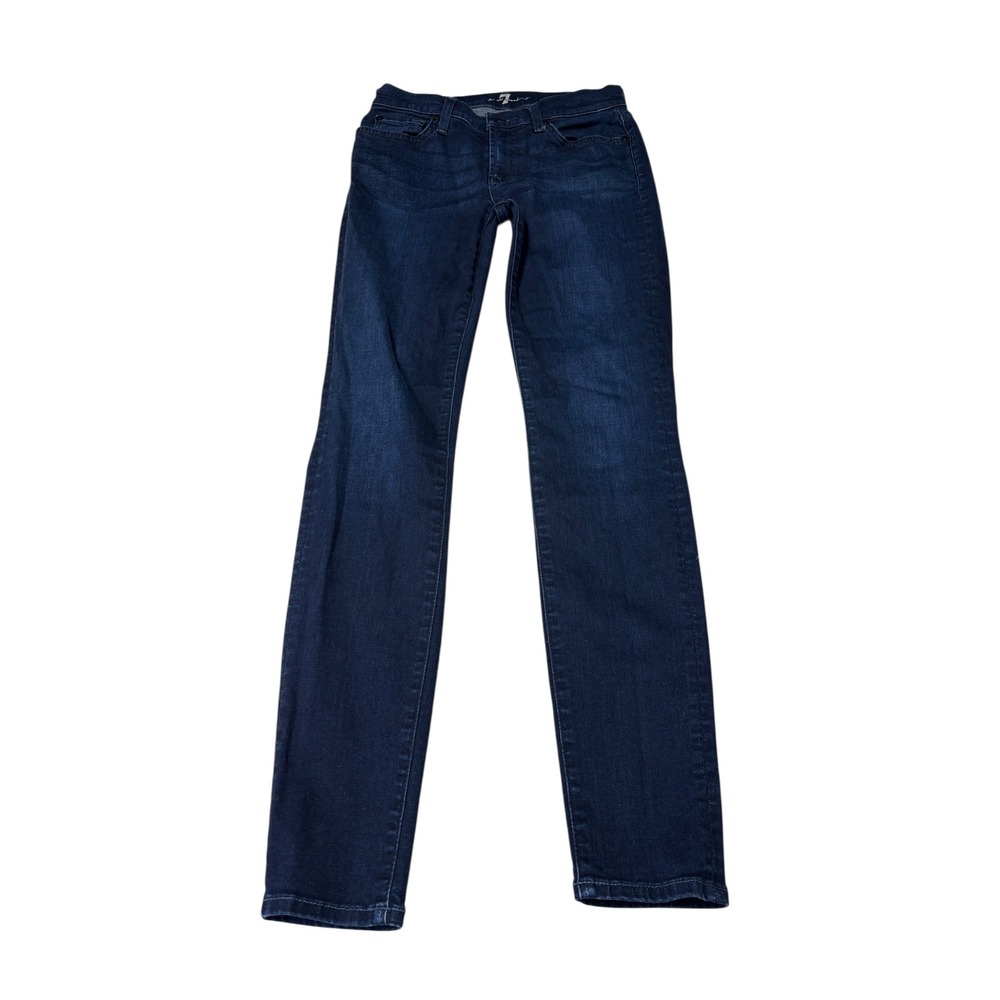 7 For All Mankind Gwenevere Dark Wash Skinny Jeans Size 26X29